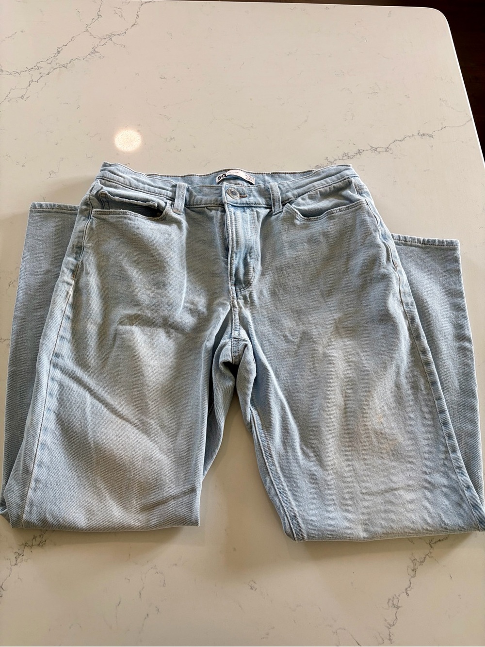 SO Light Wash Low Rise Boyfriend Straight Leg Jeans - Women’s Size 11/30W